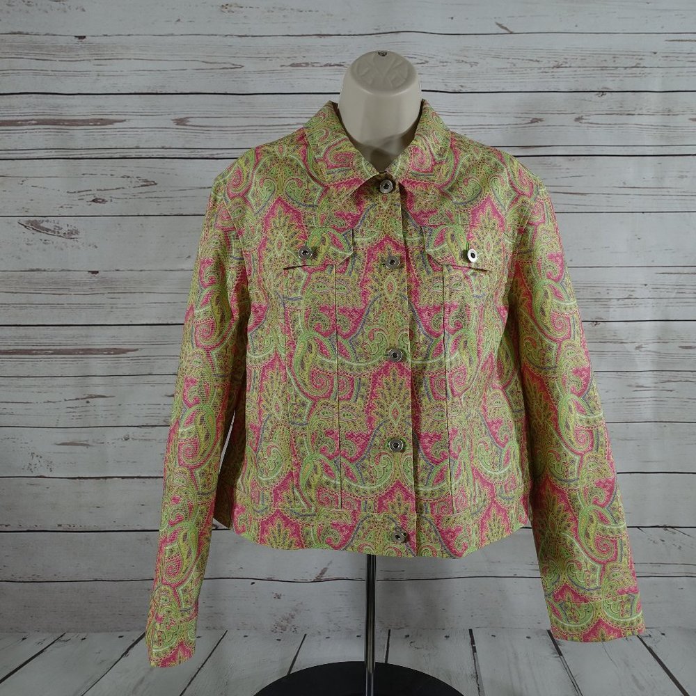 Classiques Entier Paisley Denim Jean Jacket
